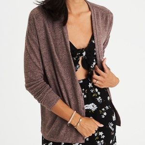 Soft & Sexy Plush Boyfriend Cardigan